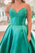 A Line Barbie Pink Corset Prom Dress With Pockets, Sweetheart Long Formal Gown