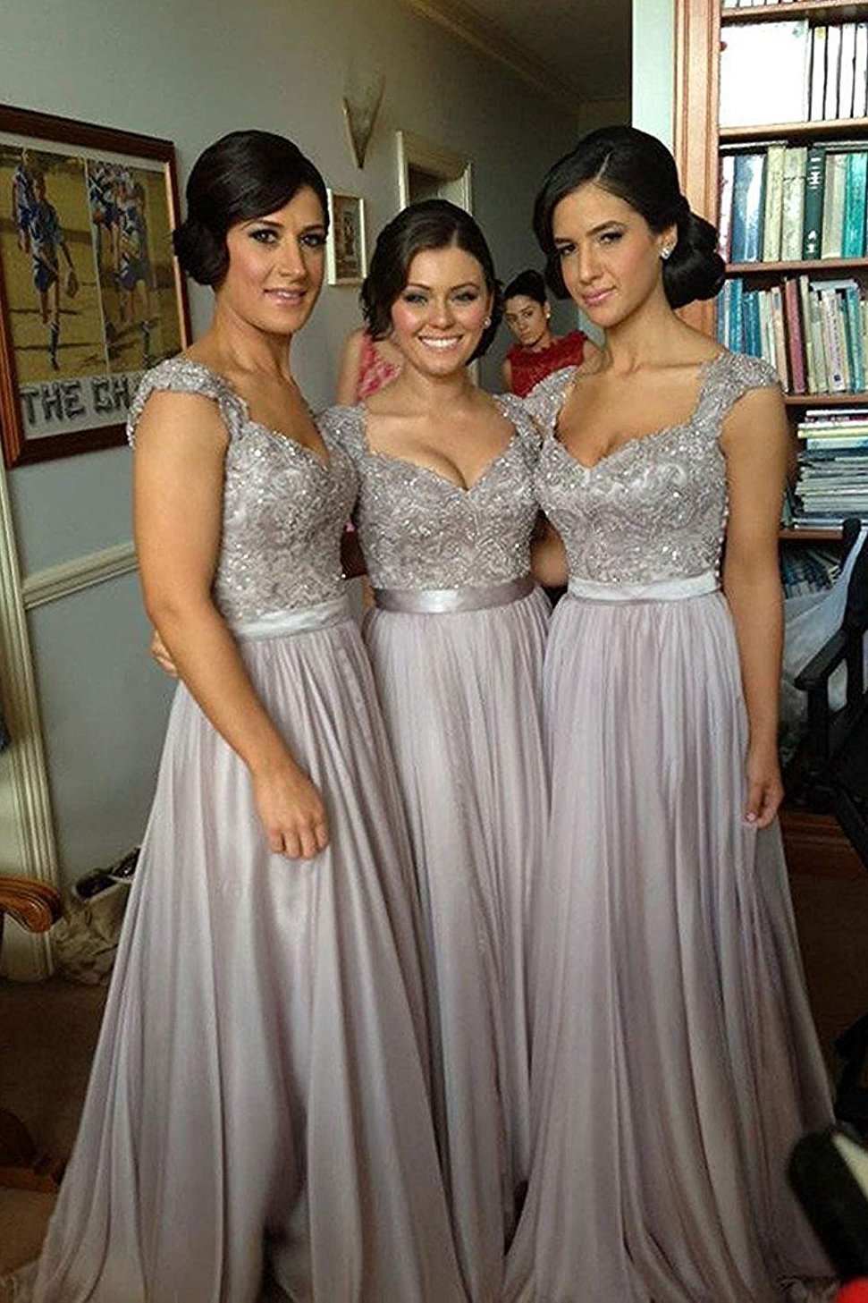 Slate grey bridesmaid dresses uk best sale