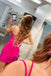 Light Sky Blue V-Neck Spaghetti Straps Tight Party Dress, Bodycon Homecoming Dresses