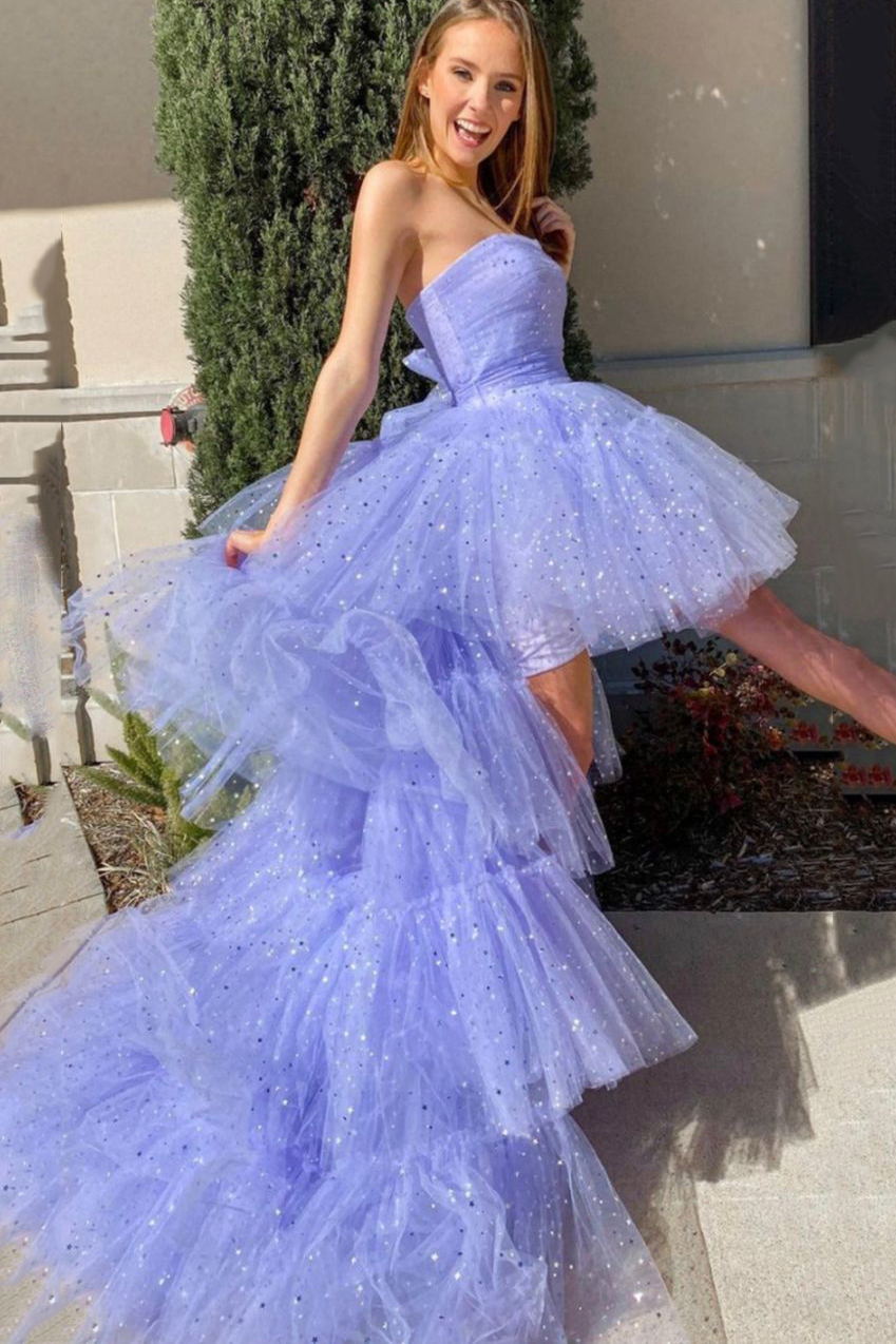High low tulle clearance gown