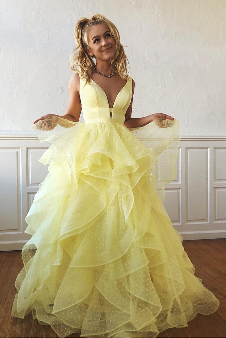 Prom Dresses Sweet 16 Dresses Yellow Pieces Yellow Prom Dresses