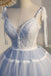 Princess Blue A Line Lace Tulle Short Homecoming Dresses