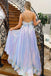 Princess Lilac One Shoulder 3D Flowers Long Prom Dress With Sequin