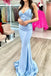 Spaghetti Straps Purple Mermaid Sleeveless Trumpet Satin Long Prom Dress