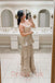 Elegant Pink Formal Dress A-Line Backless Satin Ruffle Dress with Slit