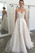 a-line spaghetti tulle backless wedding dress with appliques dtw210