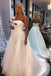 white a-line tulle strapless wedding dresses with appliques dtw221