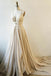 elegant spaghetti-straps a-line v-neck lace long prom dress dtp722