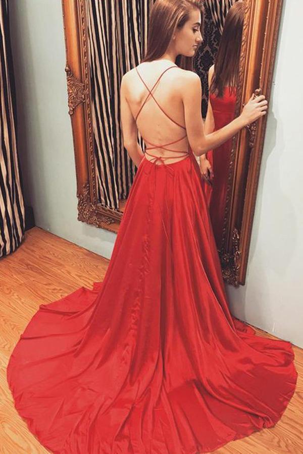 sexy backless red dress Simple yet sexy a backless red dress that will take your breath away available for rent