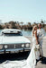 Sweetheart Sheath/Column Beach Wedding Dress With Lace Appliques