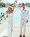 Sweetheart Sheath/Column Beach Wedding Dress With Lace Appliques