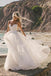Sweetheart Spaghetti Straps Tulle Beach Destination Wedding Dress