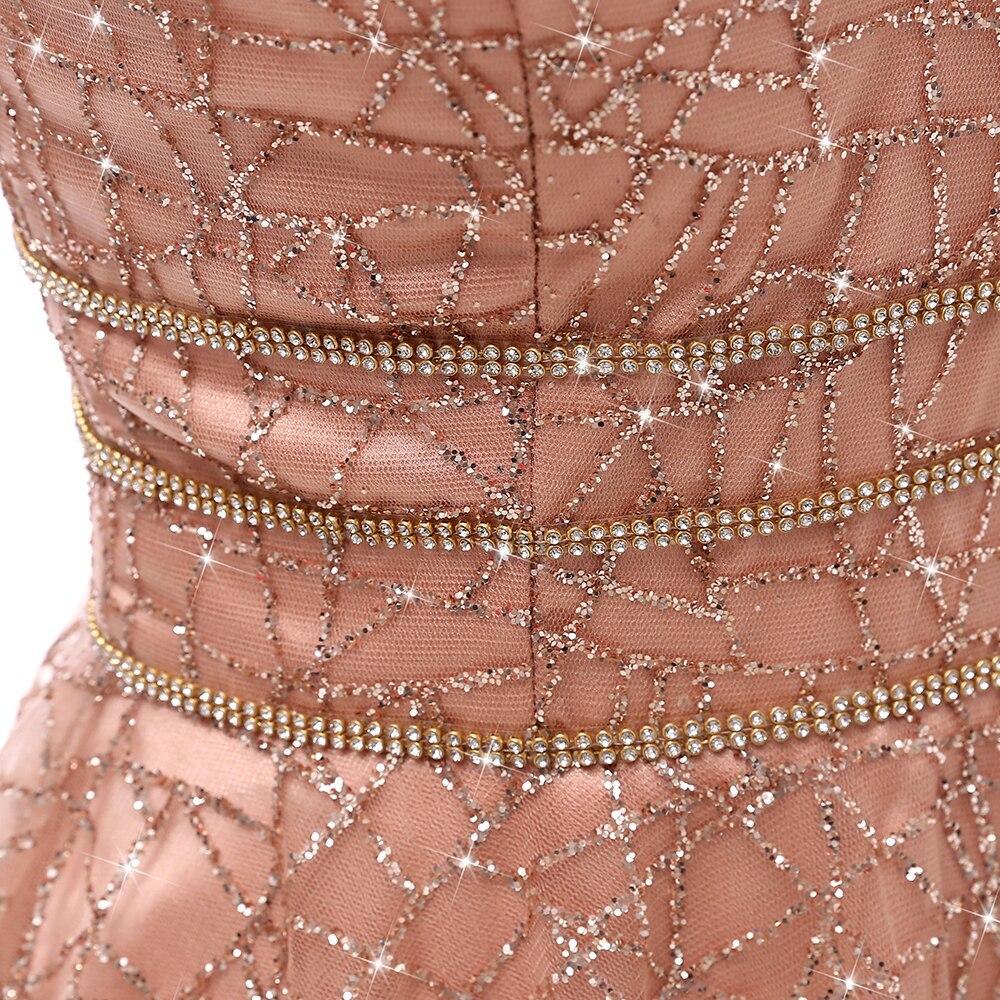 Glitter Deep V-Neck Mini Homecoming Dresses Junior Graduation Dresses