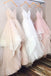 simple tulle prom dress spaghetti straps ruffles v neck wedding dresses dtw278