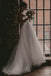 Elegant Strapless Tulle Lace Wedding Dress Beach Long Bridal Gown DTW283