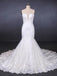 Sweetheart Lace Wedding Dresses, Mermaid Lace Appliques Bridal Gown