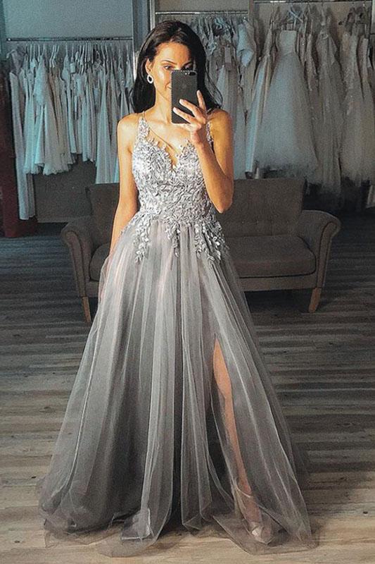 Silver Grey Prom Dress Uk Silver Prom Dresses With Long Sleeves,Mermaid Evening Dresses,Lace Prom Silver Grey Prom Dress Uk Silver Prom Dresses With Long Sleeves,Mermaid Evening Dresses,Lace Prom