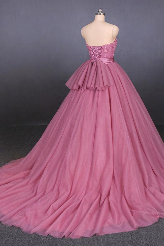 Sweet Strapless Quinceanera Dresses Ball Gown Wedding Dress