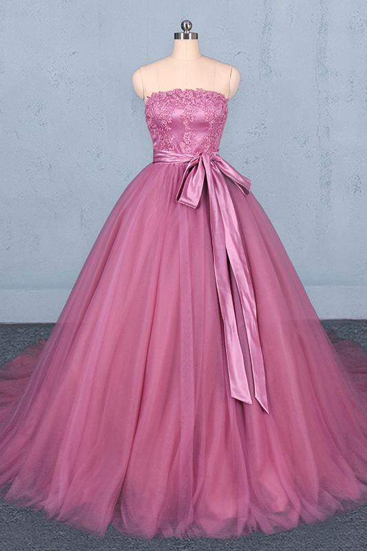 sweet strapless quinceanera dresses ball gown wedding dress dtp818