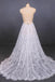 Spaghetti Straps Lace Wedding Dresses Backless Beach Bridal Dresses