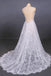 Spaghetti Straps Lace Wedding Dresses Backless Beach Bridal Dresses