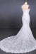 white mermaid lace spaghetti wedding dresses with appliques dtw313
