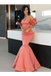 off-the-shoulder trumpet/mermaid simple prom dress dtp34