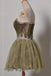 sweetheart camouflage short homecoming dress with rhinestones dth136