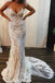 spaghetti straps mermaid sleeveless lace wedding dresses with appliques dtw60