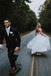 simple country wedding gowns two piece tulle backless wedding dress dtw101