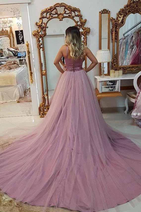 Prom dress with skirt overlay 2025