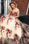 Sweetheart Embroidered Appliques Sleeveless Long Prom Dress