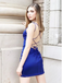 Elegant Tight Royal Blue Short Party Dress Bodycon Homecoming Dress