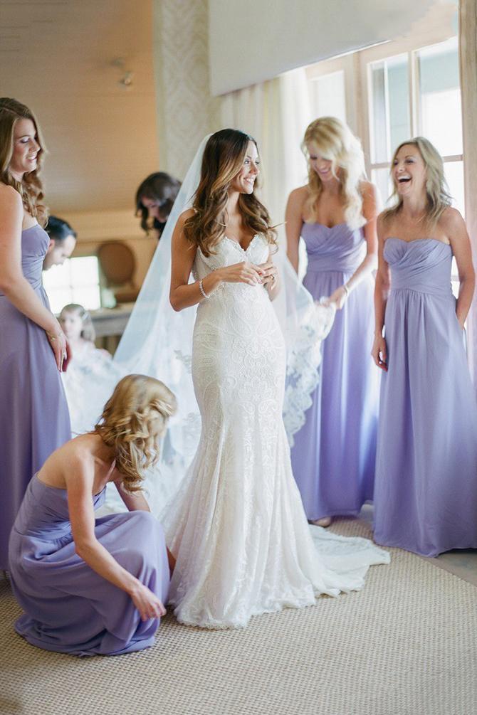 lavender a-line sweetheart chiffon beach bridesmaid dresses with ruched dtb103