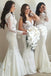 long sleeves high neck lace mermaid bridesmaid dresses dtb112