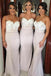mermaid spaghetti straps bridesmaid dresses with lace appliques dtb121