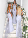 mermaid light blue bridesmaid dresses with lace appliques dtb189
