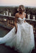chic a-line sweetheart boho wedding dress with appliques dtw303