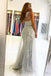 one shoulder tulle grey mermaid prom dress appliques long evening dress dtp104