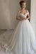 long beading evening gown princess off shoulder tulle long wedding dress dtw172