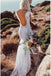 Backless Mermaid Lace Wedding Dresses, Long Sleeve Boho Bridal Gowns