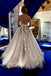 stunning a-line sleeveless tulle wedding dress with appliques dtw58