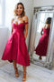 Off-Shoulder High Low Short Prom Dress with Pockets