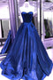 Sweetheart Burgundy Long Prom Dresses, A-line Pockets Formal Party Dresses