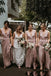 sheath/column v neck simple floor length pink bridesmaid dresses dtb201