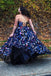 A Line Sweetheart Embroidery Appliques Prom Dress, Long Formal Dress
