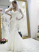 spaghetti straps backless wedding dresses mermaid bridal dresses dtw418
