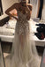 sexy formal gown see-through lace appliques tulle long prom dress dtp1188