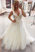 plus size bridal gown with appliques a-line v-neck sleeveless wedding dress dtw92