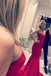 Strapless Trumpet Prom Dress Mermaid Red Satin Evening Dress
